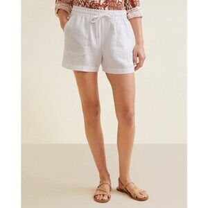 Garnet Hill White Women's Shorts